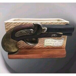 Henry Derringer Philadelphia Ceramic Planter Multicolor MCM Novelty Vintage